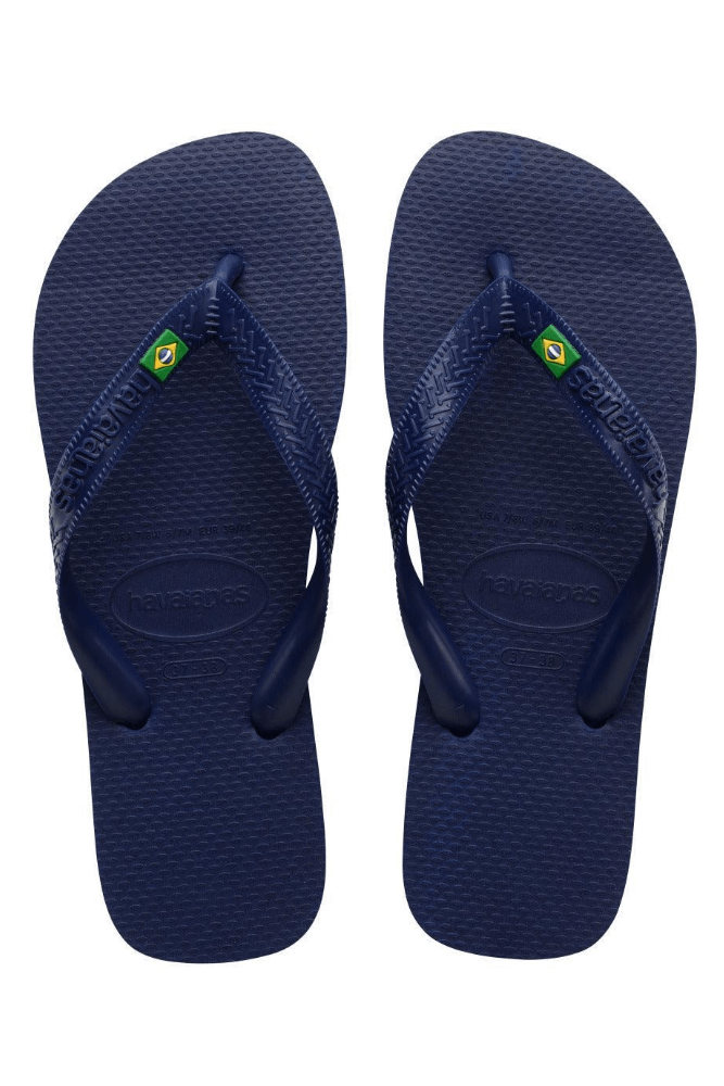 Chinelo Havaianas Brasil Light Masculino Tira Larga Marinho