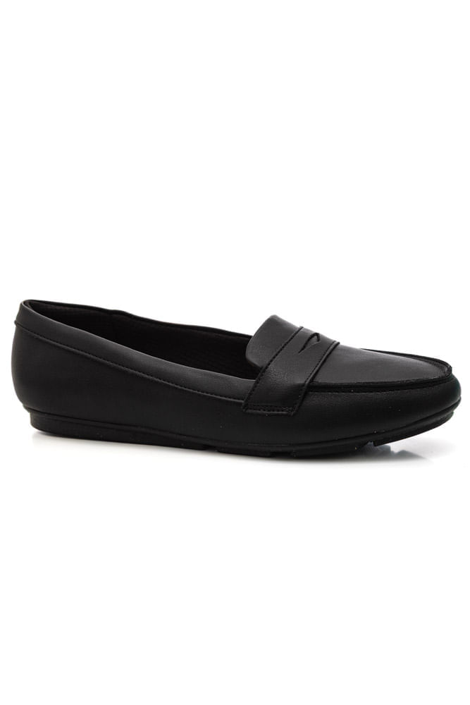 Sapato Piccadilly Mocassim Feminino 122030 Preto
