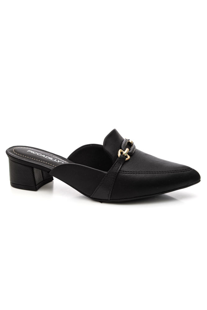 Sapato Mule Piccadilly 739093 Preto