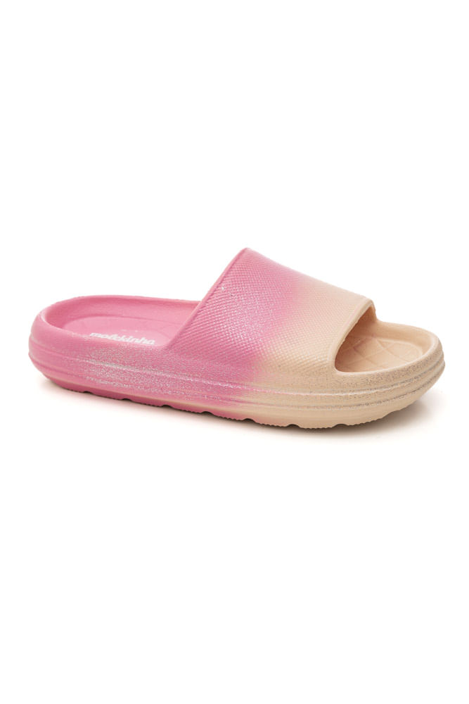 Chinelo Molekinha Slide Juvenil Menina Degradê 2338.300.30492 Off-White