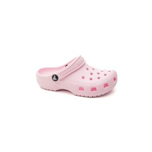 Sandália Babuche Classic Infantil Menina Crocs X206991 Rosa