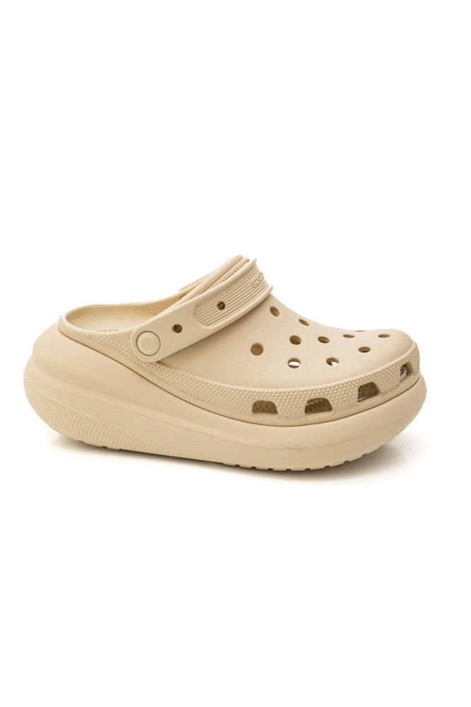 Sandália Babuche Crocs  Feminino  Traseira Pivotante 207521 Off-White