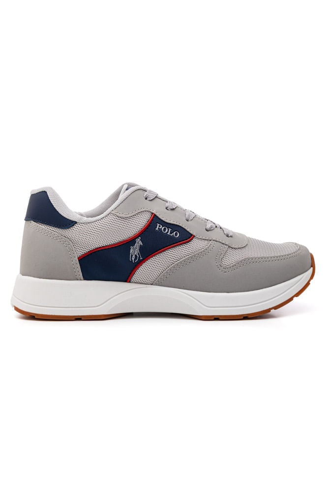 Sapatênis Onity Casual Masculino Com Cadarço L155 Cinza