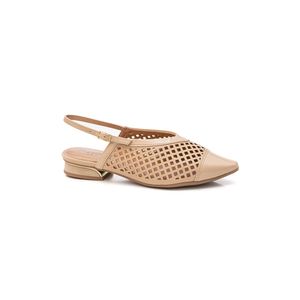 Sapatilha Piccadilly Silvia Feminina Slingback 279045 Bege