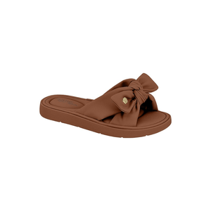 Chinelo Modare Ultra Conforto Slide Feminino Laço 7208.101 Caramelo