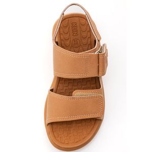 Sandália Klin Papete Tic Tac Juvenil Menino Calce Fácil 129.179-1 Caramelo