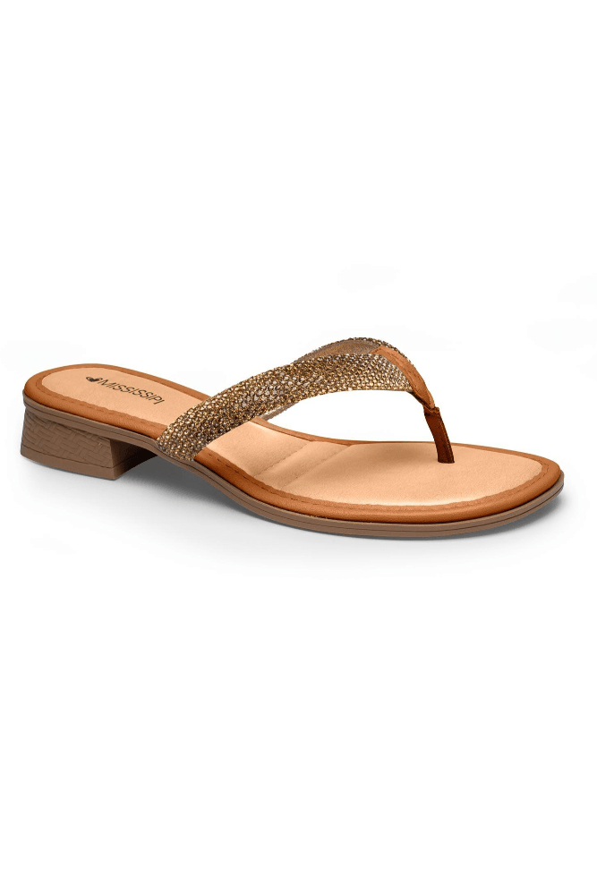 Tênis Mississipi Jogging Feminino Sintético Mc924-09 Marrom