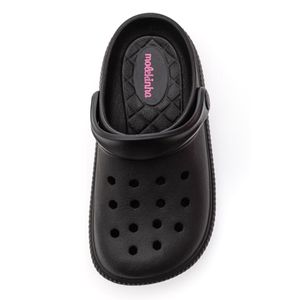 Sandália Molekinha Clog Juvenil Menina Eva 2591.100 Preto
