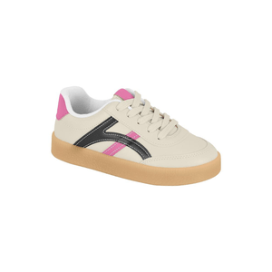 Tênis Molekinha Casual Juvenil Menina Em Napa 2582.103 Off-White