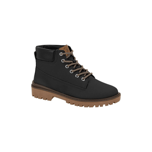 Bota Coturno Infantil Menino Molekinho 2817.111 Preto