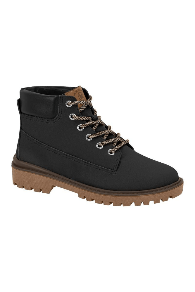 Bota Coturno Infantil Menino Molekinho 2817.111 Preto