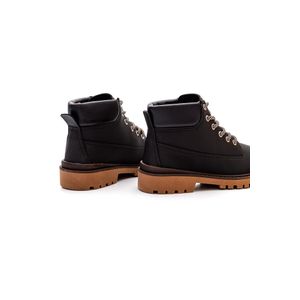 Bota Coturno Infantil Menino Molekinho 2817.111 Preto