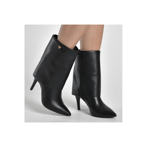 Bota Via Marte Capa Feminina Cano Médio 343-005-01 Preto