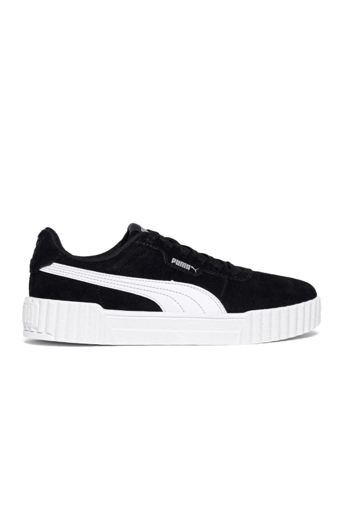 Tênis Puma Smash V2 Feminino Camurça 386162 01 Preto