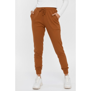 Calça Moletom Lzt Feminina Com Bolso  2409 Caramelo