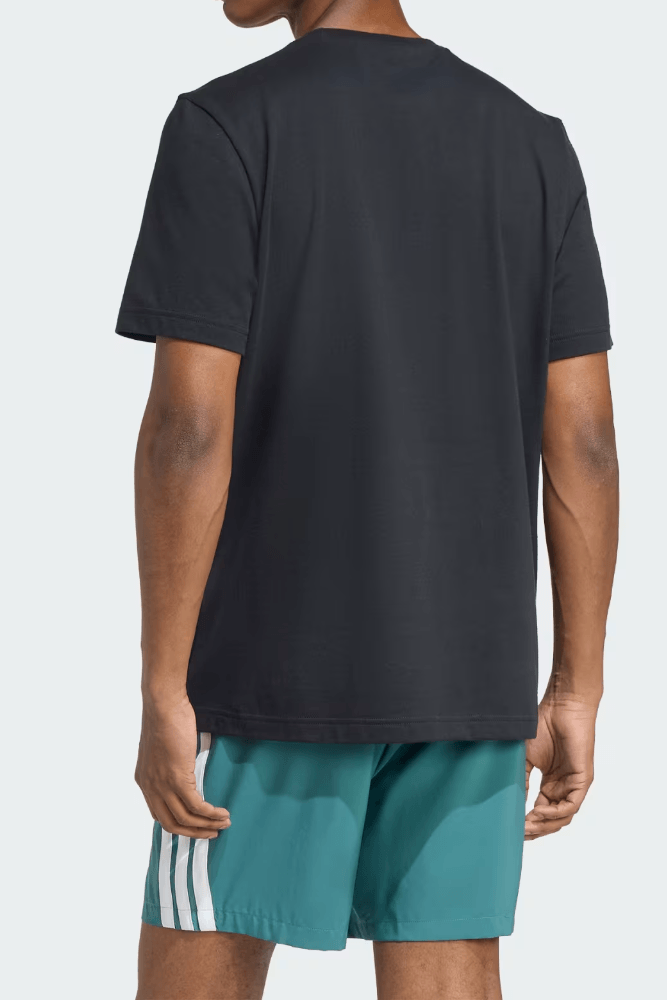 Camiseta Adidas Essentials Big Linear Single Masculina Ke4032 Preto