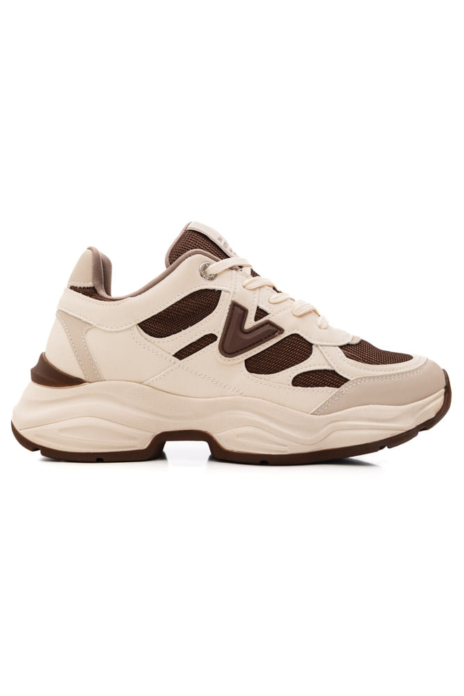 Tênis Via Marte Chunky Feminino 158-023-21 Marrom