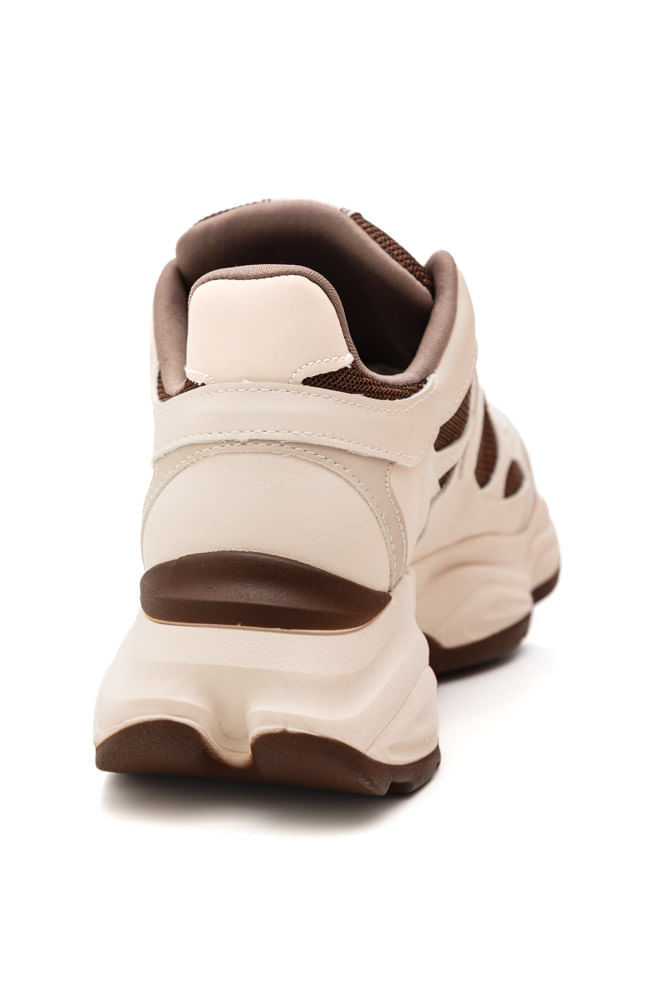 Tênis Via Marte Chunky Feminino 158-023-21 Marrom