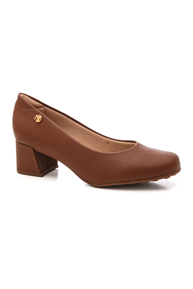 Sapato Modare Salto Baixo  Feminino 7373.100new Marrom