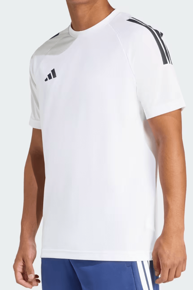 Camiseta Adidas Climacool Sereno Três Listras Masculina Jz1078 Branco