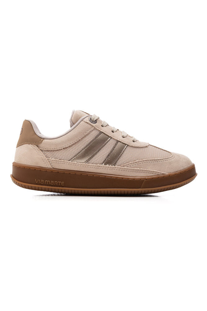 Tênis Via Marte Casual Feminino 362-003-01 Bege