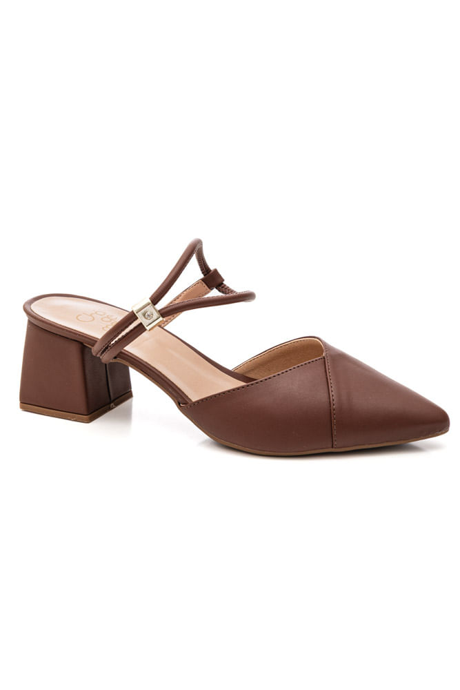 Sapato Chá De Mel Chanel Feminino Casual 164.1040 Marrom