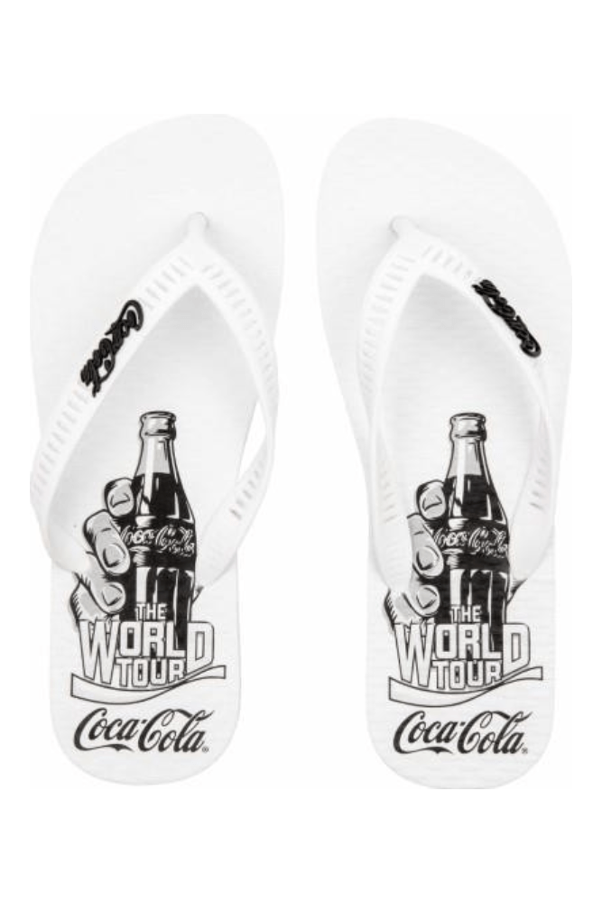 Chinelo Coca Cola Boone Cc4841 Branco