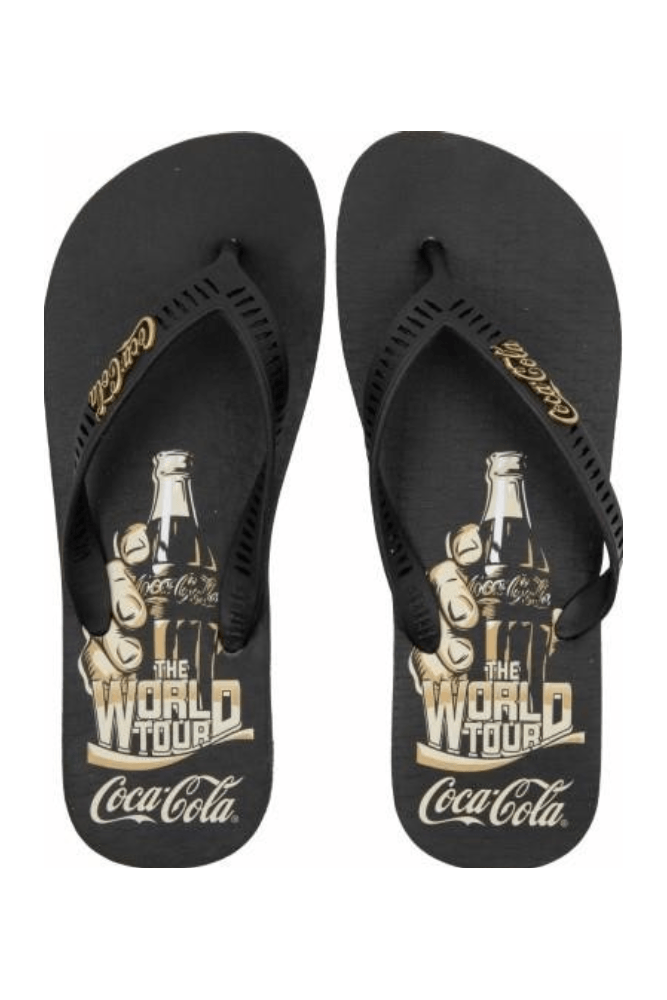 Chinelo Coca Cola Boone Cc4841 Preto