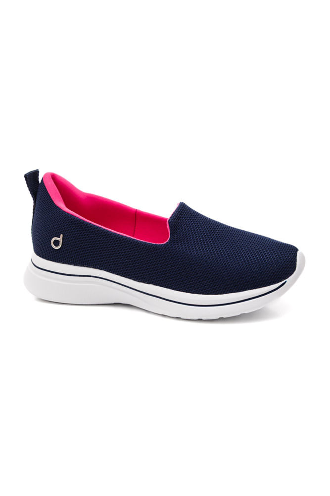 Tênis Dijean Slip On Feminino 34020003 Marinho