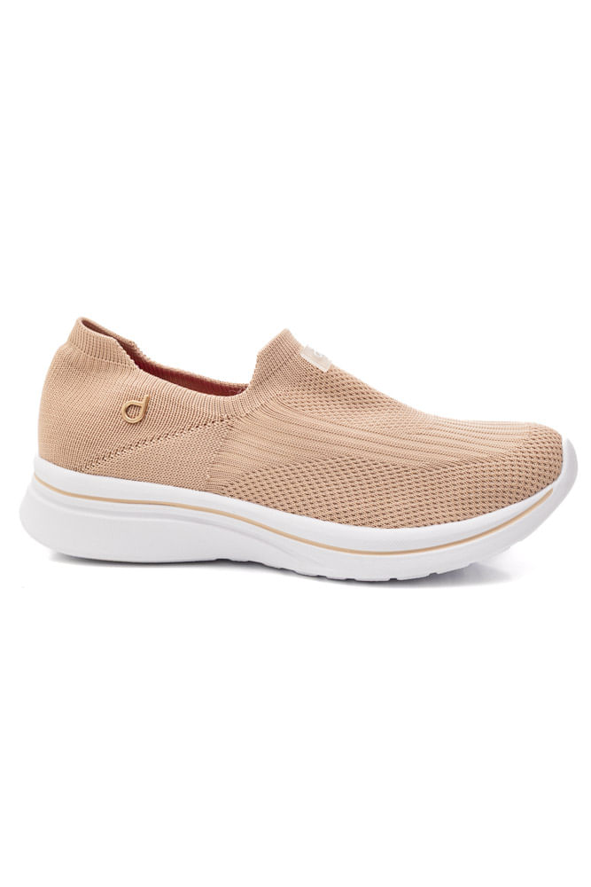 Tênis Dijean Slip On Feminino 34020004 Off-White