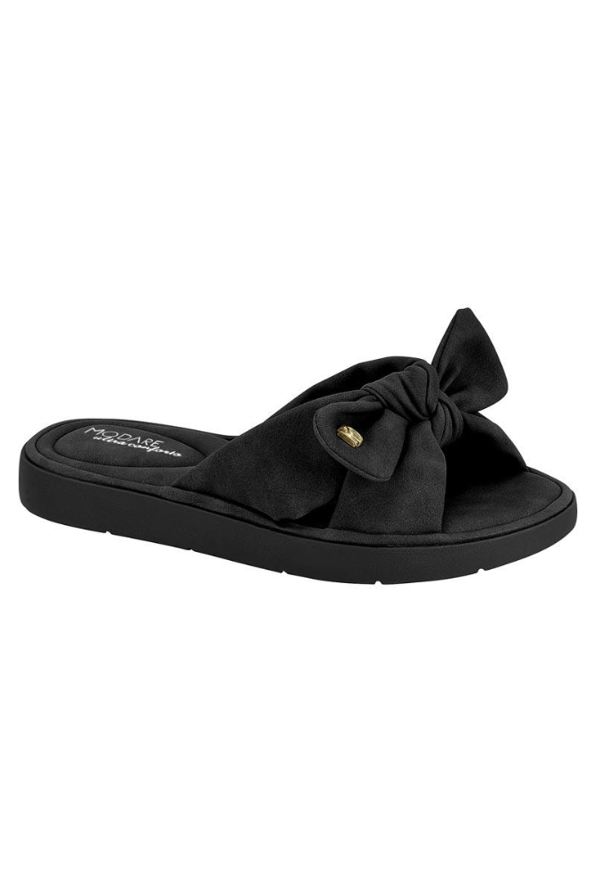 Chinelo Modare Feminino Tope Nobuck 7208.101.31230 Preto