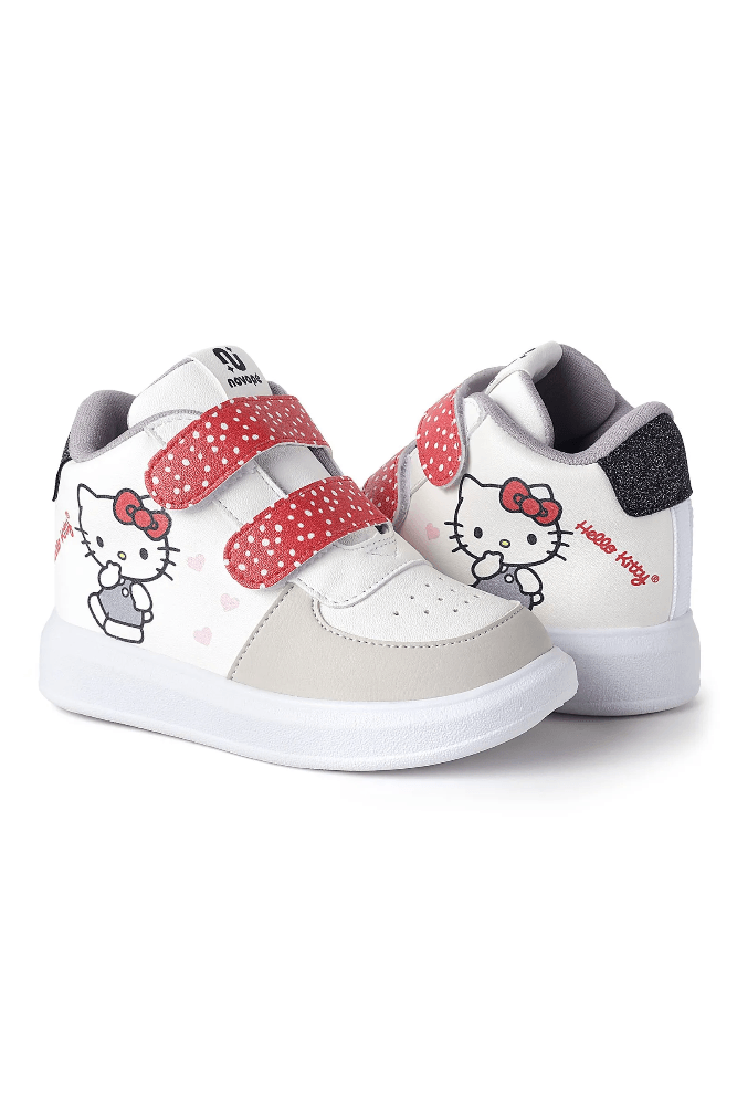 Tênis Novope Infantil Menina Hello Kitty 98046002-4898 Branco