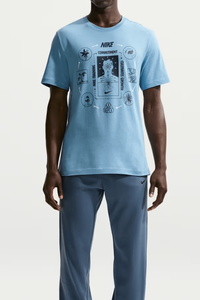 Camiseta Nike Train Mind Masculina Ih1949-486 Azul