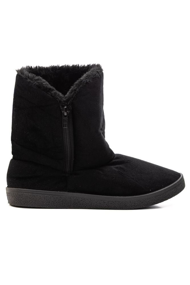 Bota Esquimó Feminina Maria Emilia Black Boar Preto