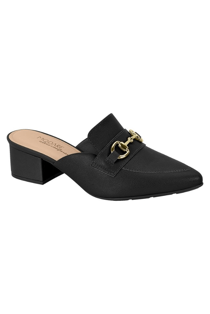 Sapato Modare Mule Feminino Ultra Conforto 7340.124 Preto