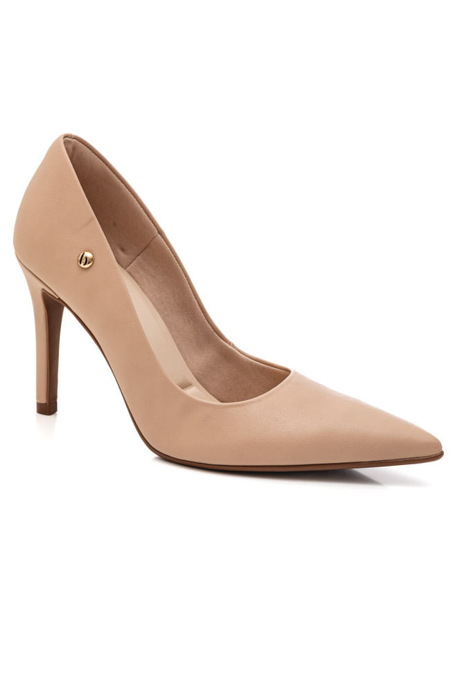 Sapato Bebecê Scarpin Feminino Salto Fino T9430-256 Nude