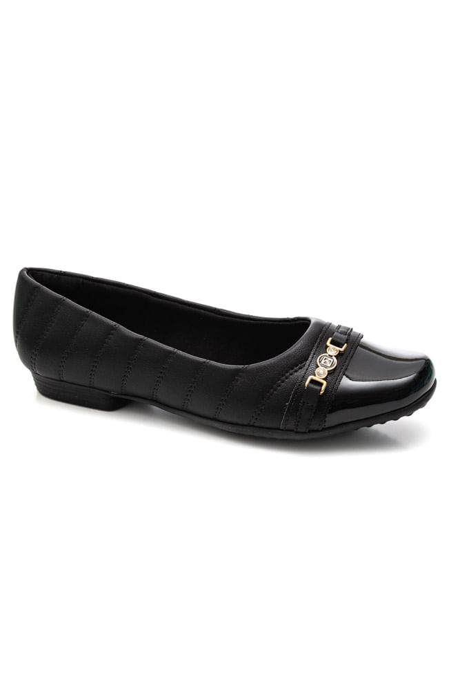 Sapatilha Piccadilly Casual Feminina  250272 Preto