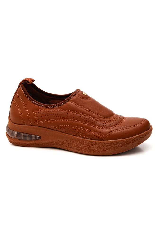 Tênis Piccadilly Softstep Feminino 940002 Caramelo