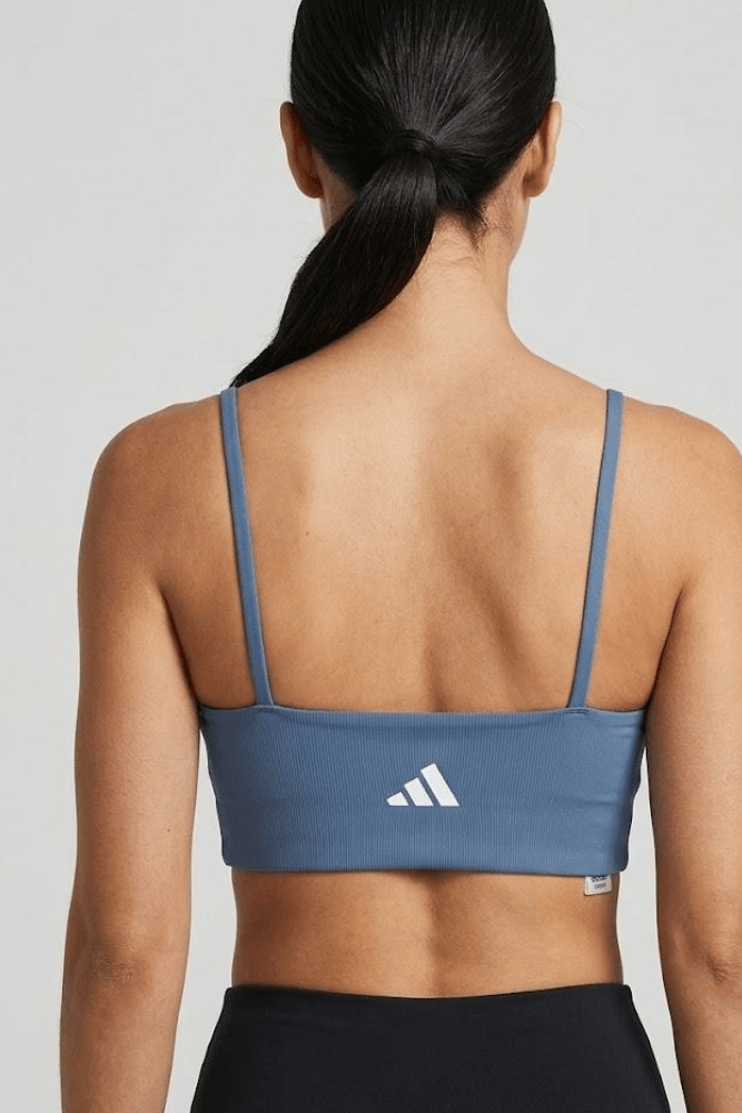 Top Adidas Esportivo Feminino Ks2620 Marinho