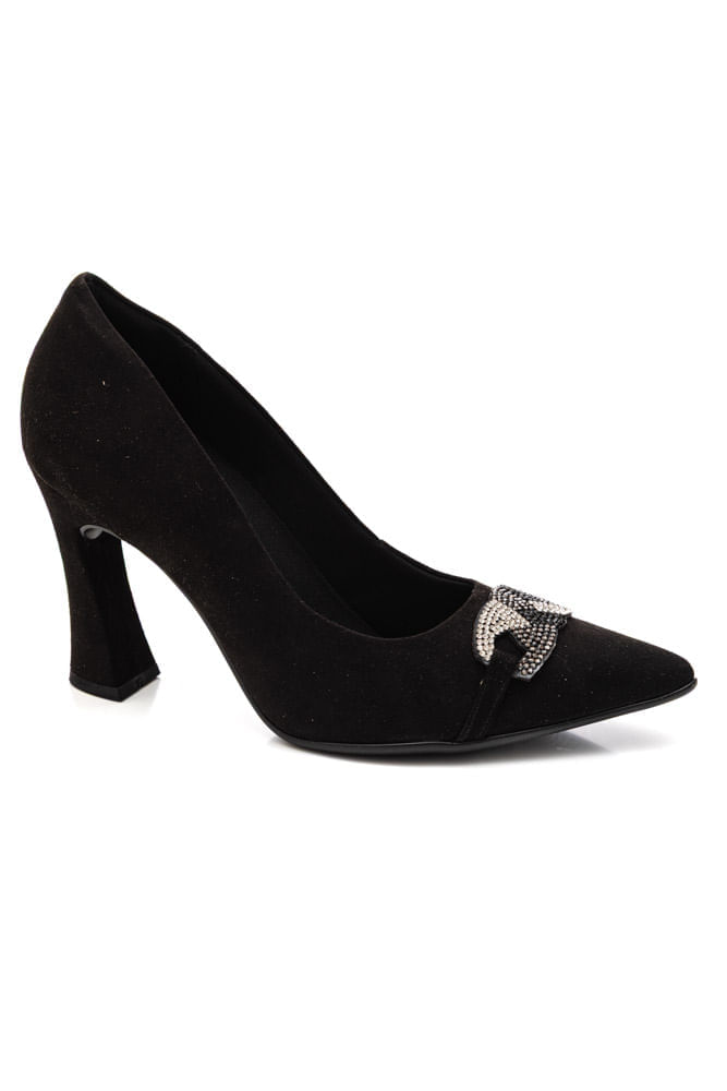 Sapato Piccadilly Scarpin Silvana Feminino 749245 Preto