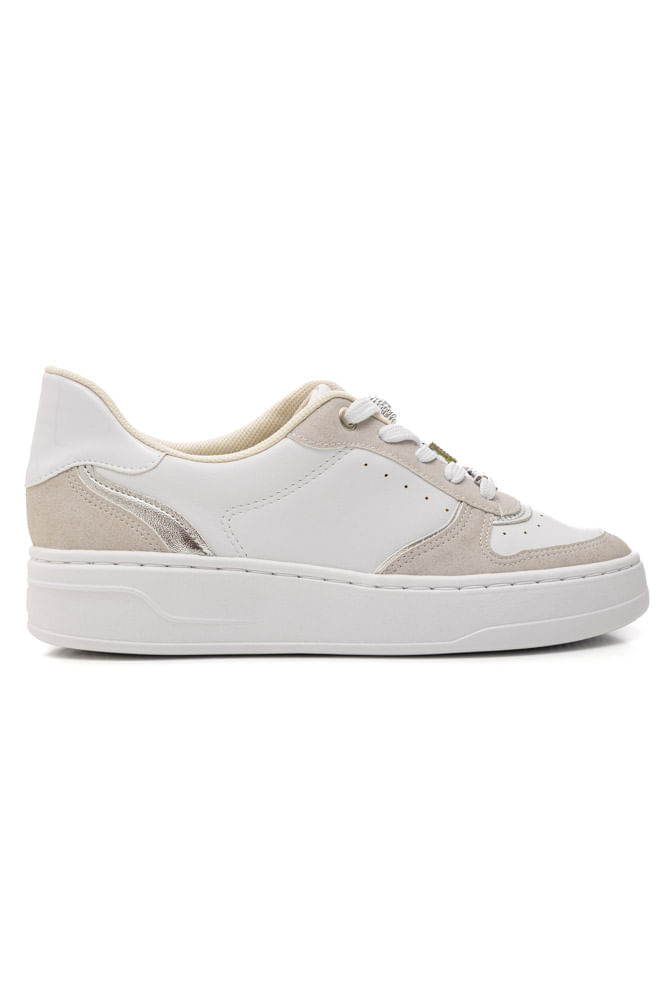Tênis Piccadilly Beatriz Feminino Anabela Médio 910010 Branco