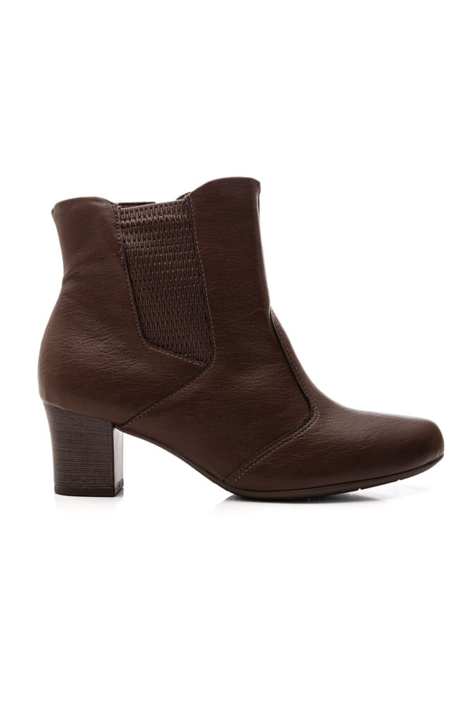 Bota Piccadilly Laura Chelsea Feminina 110201 Marrom