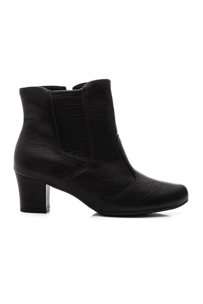 Bota Piccadilly Laura Chelsea Feminina 110201 Preto