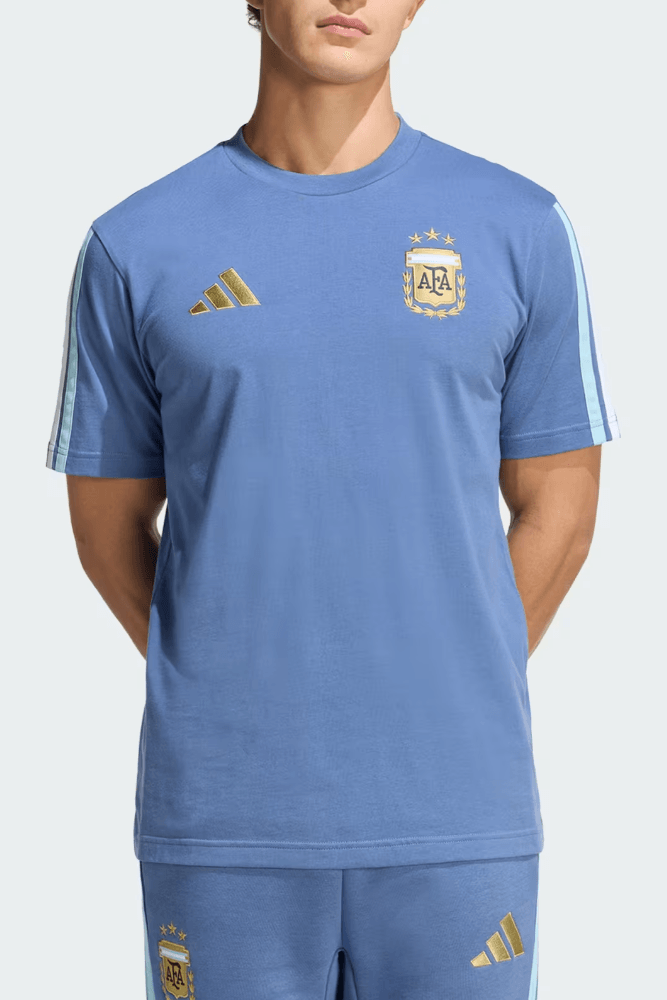 Camisa Adidas Seleção Argentina Dna Masculina Jz6296 Azul