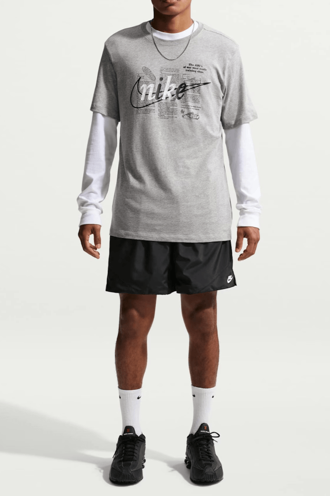 Camiseta Nike Sportswear Celebrate Masculina Ih1141-063 Cinza