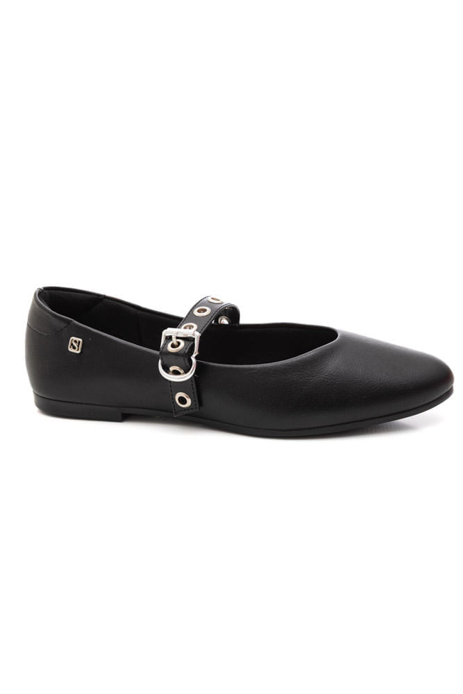 Sapato Santinelli Slingback Feminino Fivela 1636-009 Marrom