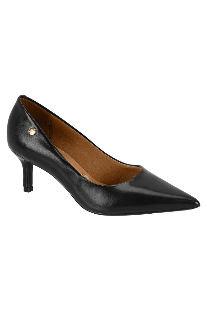 Sapato Vizzano Scarpin Feminino Salto Médio 1456.100 Preto