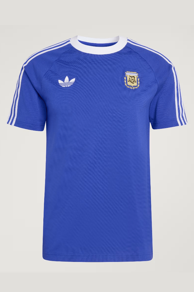 Camiseta Adidas Argentina Originals Masculino Jz6307 Azul