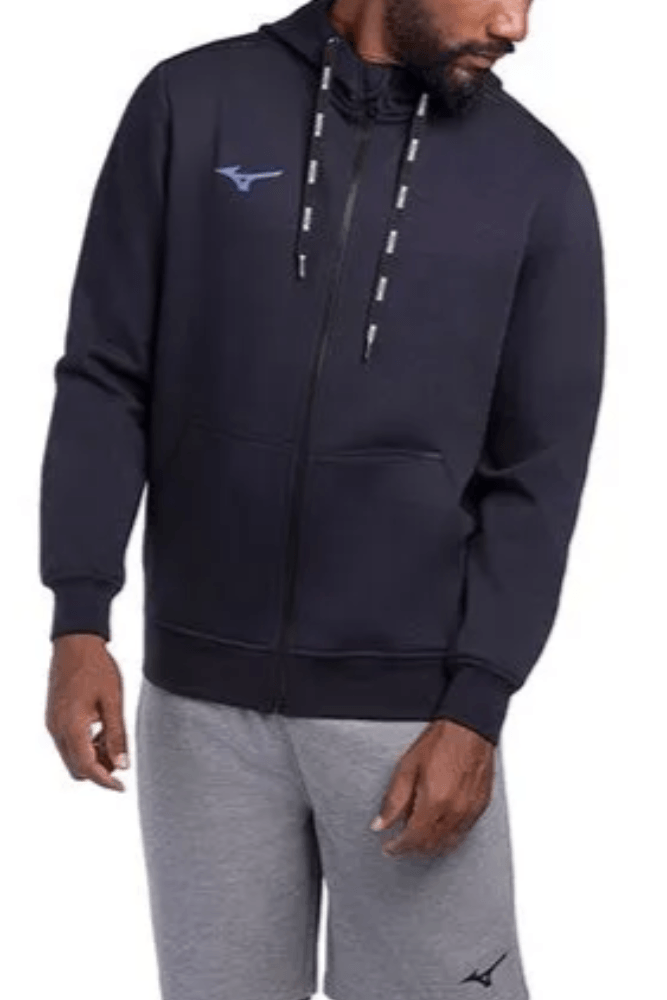 Jaqueta Mizuno Moletom Masculino Zipper Mifsss5203 Marinho
