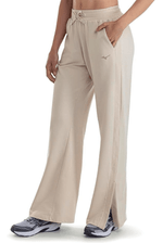 Calça Mizuno Wide Leg Feminina Mifss6522 Bege